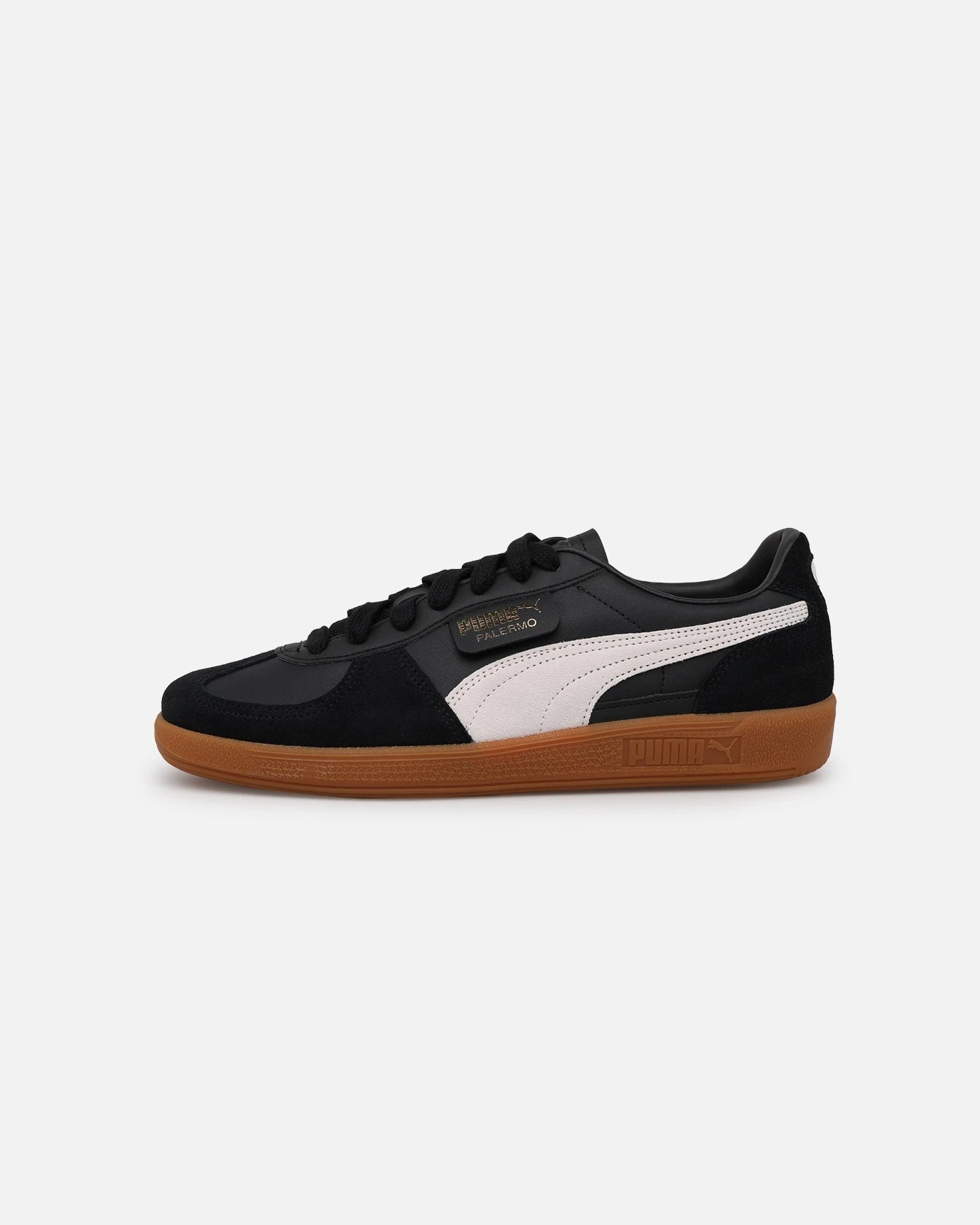 Puma Palermo Leather Sneakers Puma Black — view 1 of 6