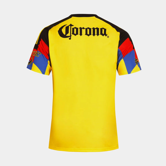 Club America Caliente Home Mens Jersey in Yellow / Black — view 2 of 4