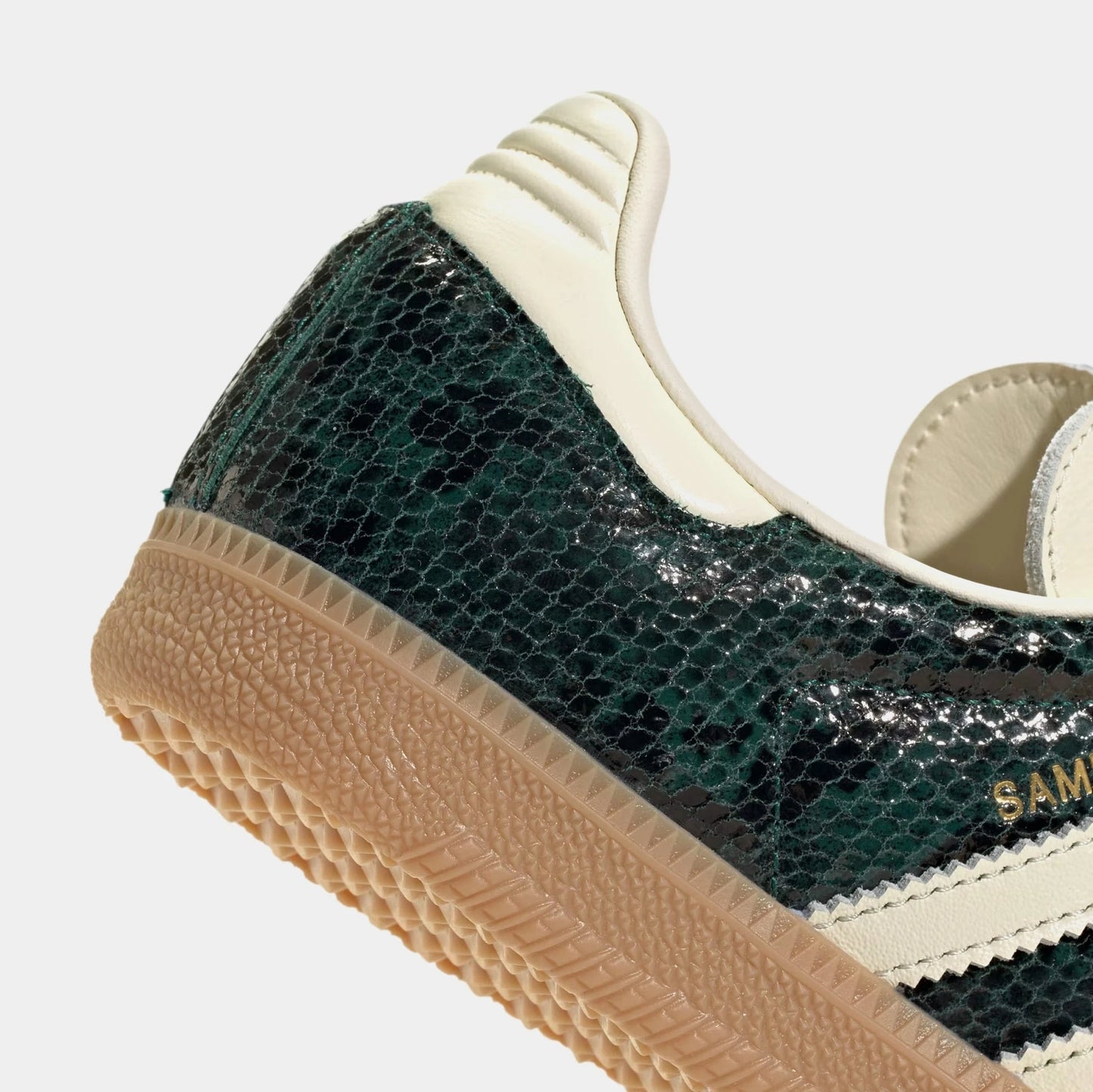 Samba OG Faux Snakeskin in Black / Cream White / Collegiate Green — view 4 of 4