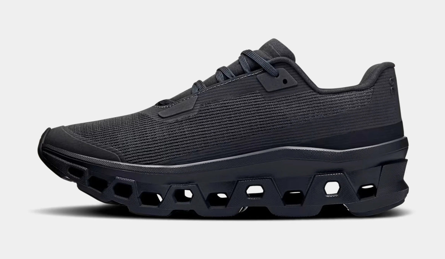 Cloudmonster Void Womens Running Shoes (Black) — view 3 of 4