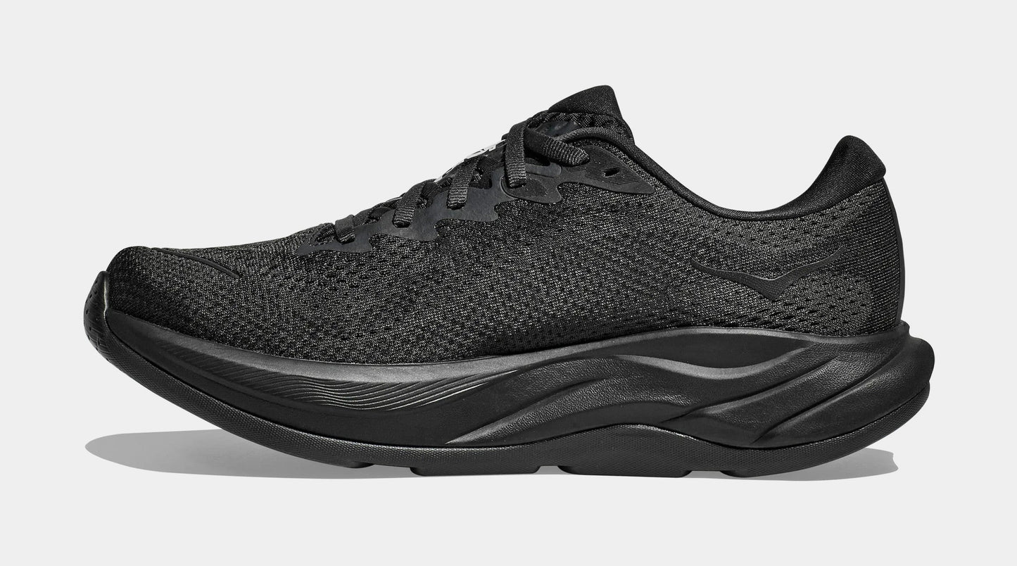 Rincon 4 Womens Running Shoes (Black/Black) — view 3 of 4