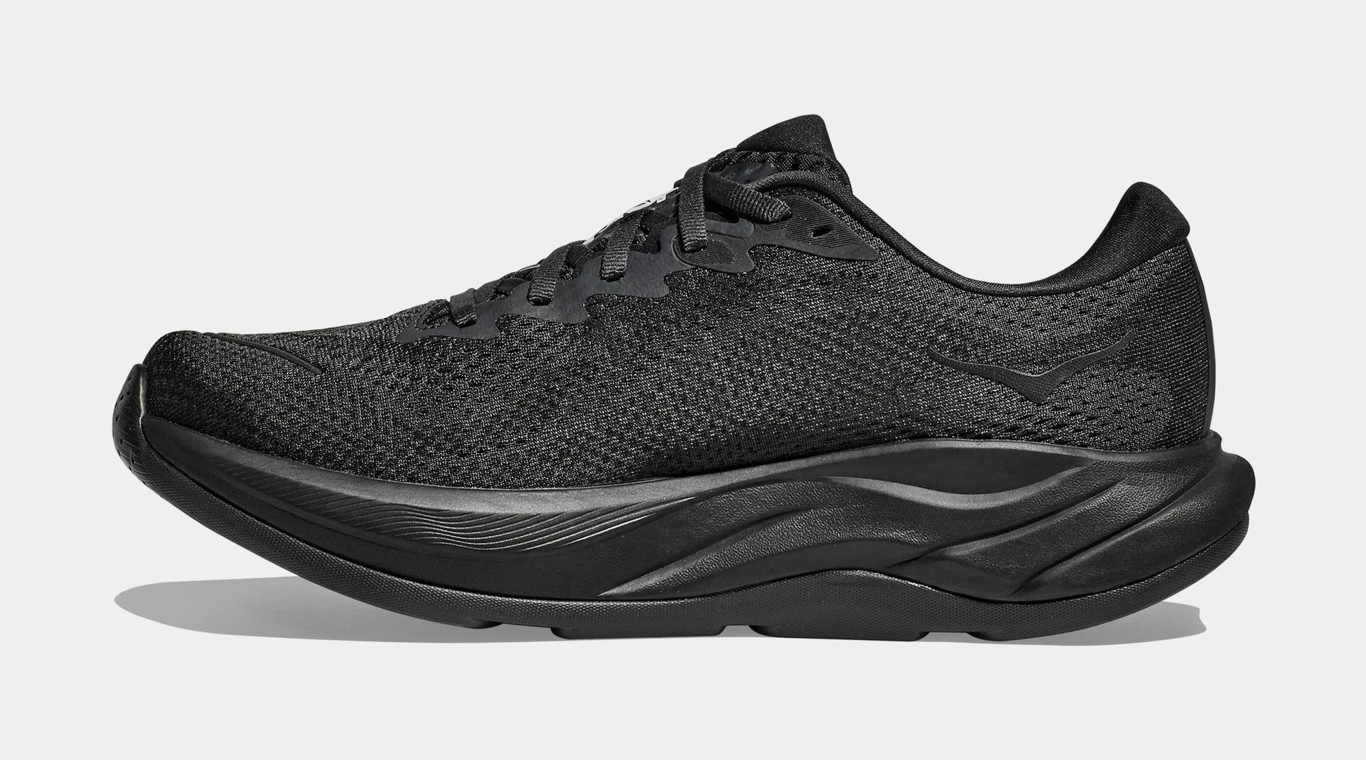 Rincon 4 Womens Running Shoes (Black/Black) — view 3 of 4