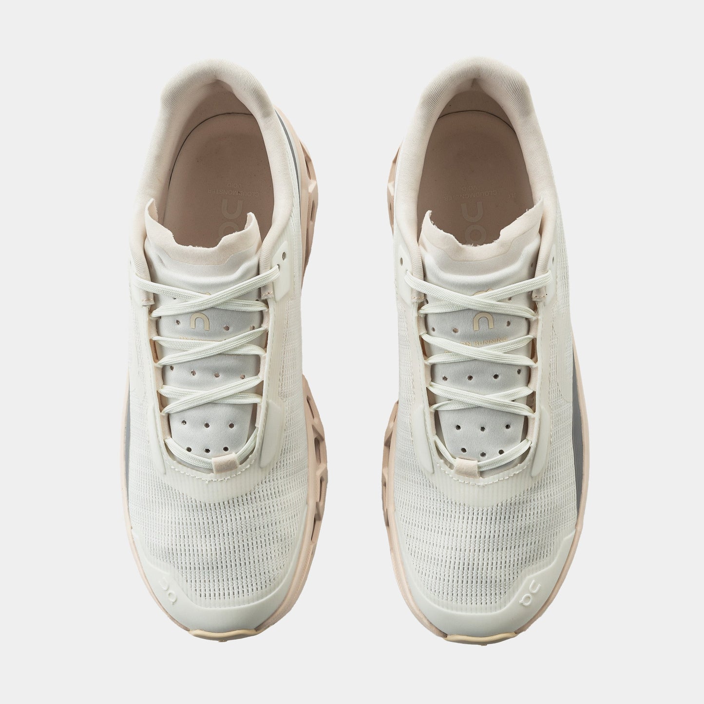 Cloudmonster Void Womens Running Shoes (Ivory/Seashell) — view 2 of 6