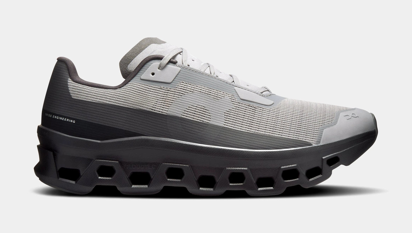 Cloudmonster Void Mens Running Shoes (Alloy/Black) — view 2 of 4