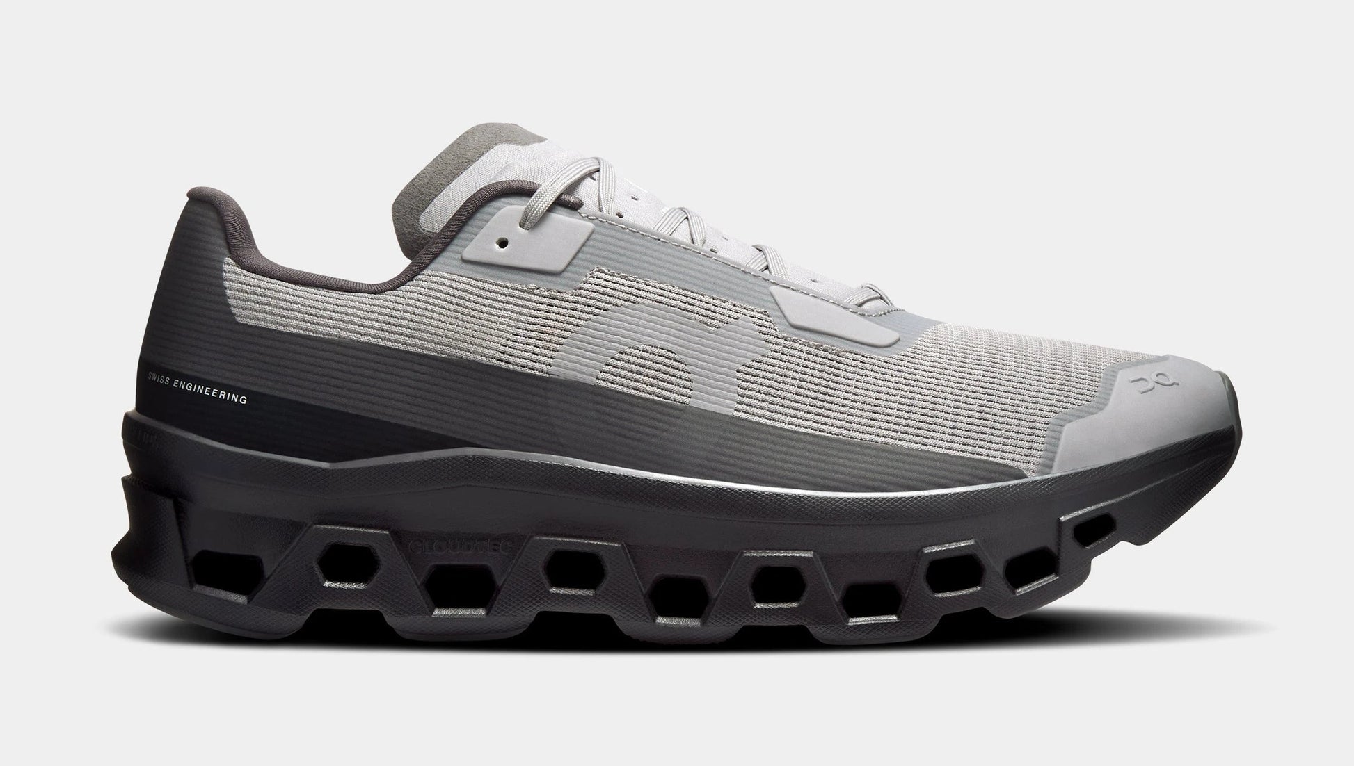 Cloudmonster Void Mens Running Shoes (Alloy/Black) — view 2 of 4