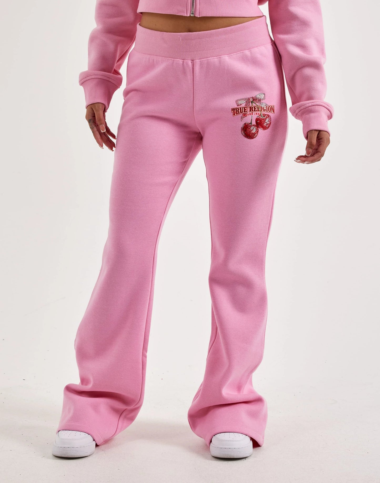True Religion Cherry Bootcut Fleece Sweatpants — view 1 of 4