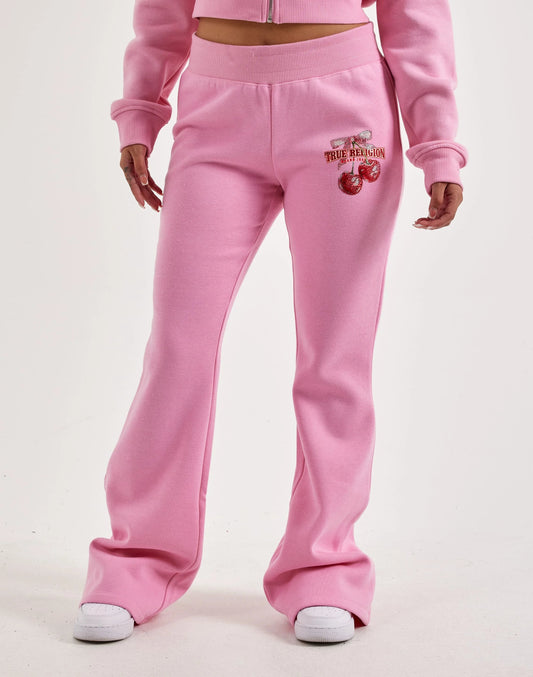 True Religion Cherry Bootcut Fleece Sweatpants — view 1 of 4