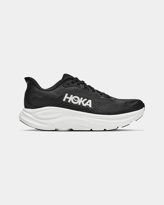 Clifton 11 Womens Running Shoes (Black/White/Grey) — view 1 of 4