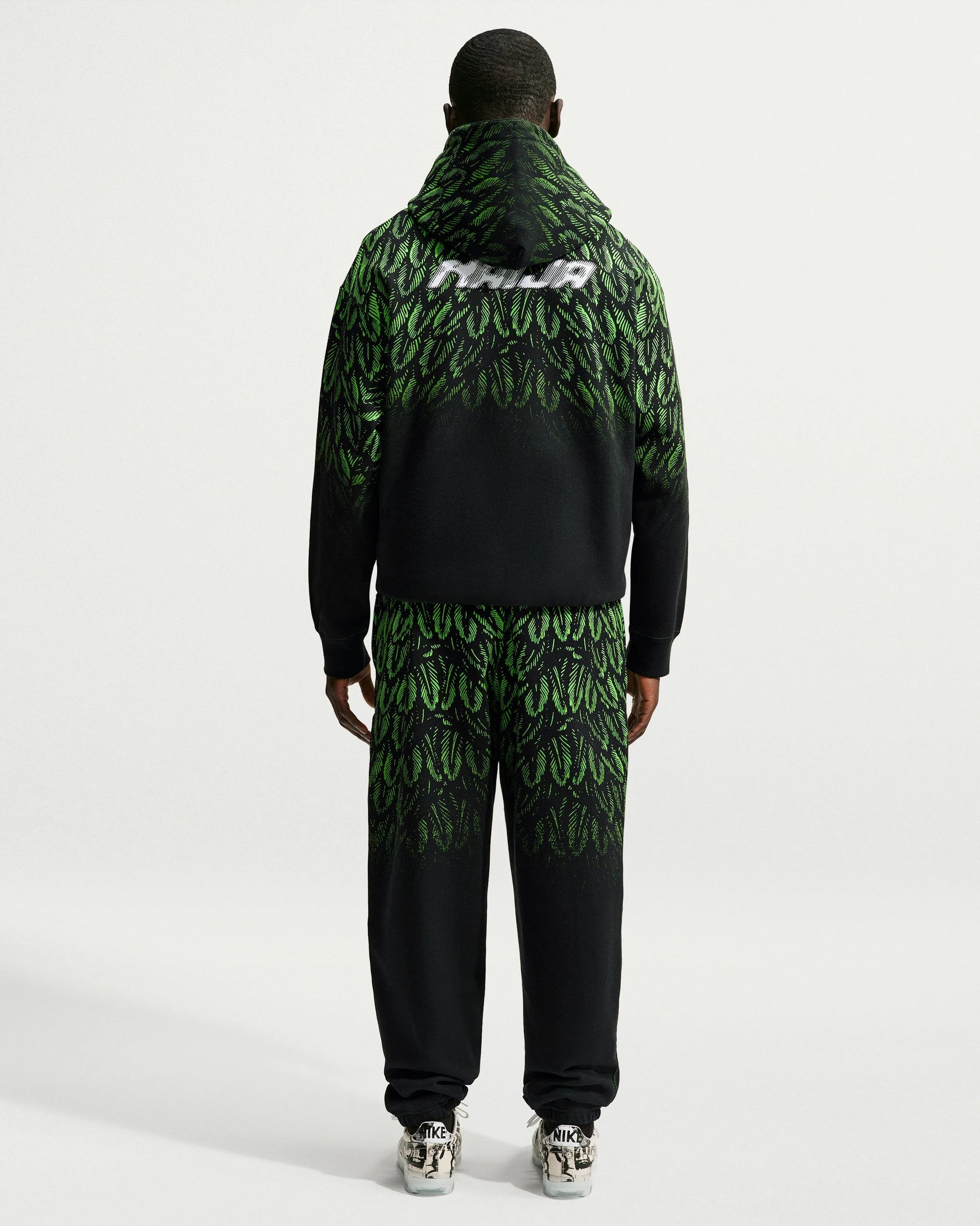 Nike x Slawn Ng Fleece Pant - Black/ Poison Green — view 5 of 5