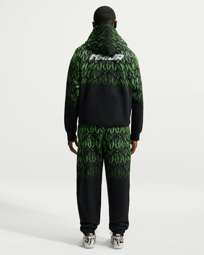Nike x Slawn Ng Fleece Pant - Black/ Poison Green — view 5 of 5