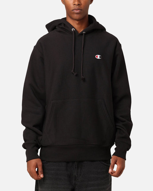 Champion Reverse Weave Small C Hoodie Black — view 1 of 6