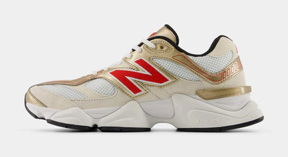 9060 Mens Lifestyle Shoes (Beige/Red) — view 3 of 4
