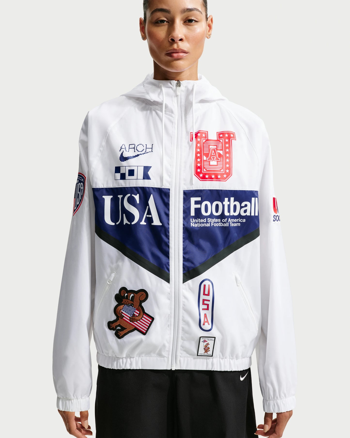 Nike x VAA USA Anthem Jacket - White — view 1 of 6