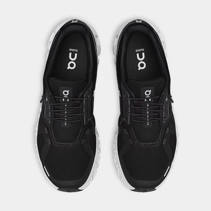 Cloud 6 Womens Running Shoes (Black/White) — view 1 of 4