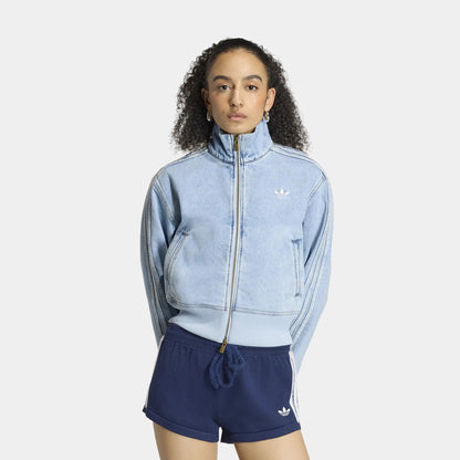 Firebird Denim Tracktop Womens Jacket (Light Denim) — view 1 of 4