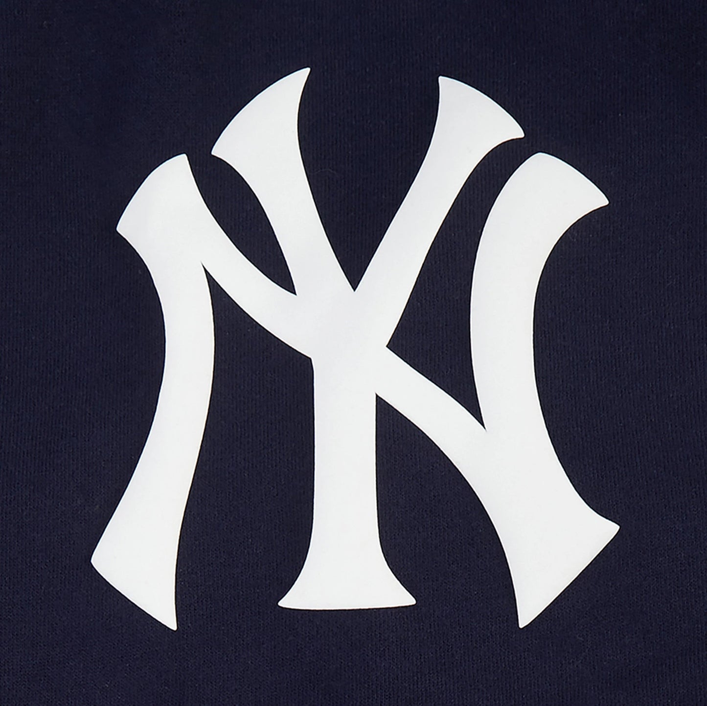 New York Yankees All Pro Fleece Zip Up Mens Hoodie (Navy/White) — view 4 of 4