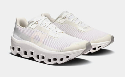 Cloudmonster Void Womens Running Shoes (White/White) — view 4 of 4