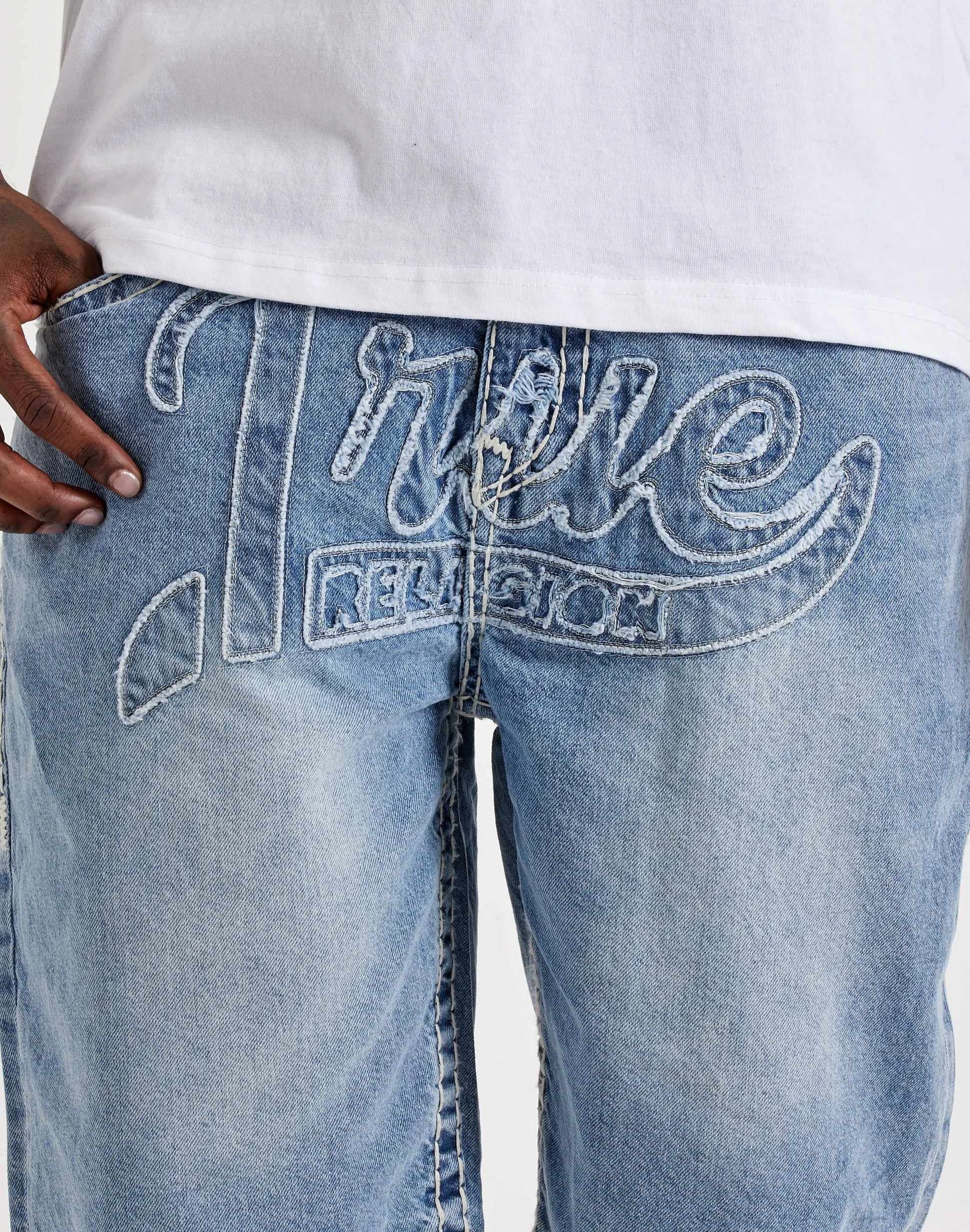 True Religion Bobby Super T Denim Shorts — view 3 of 4