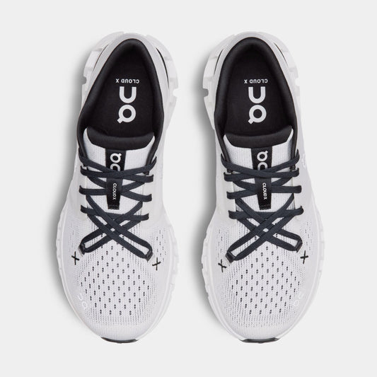 Cloud X Womens Running Shoes (Ivory/Black) — view 2 of 4
