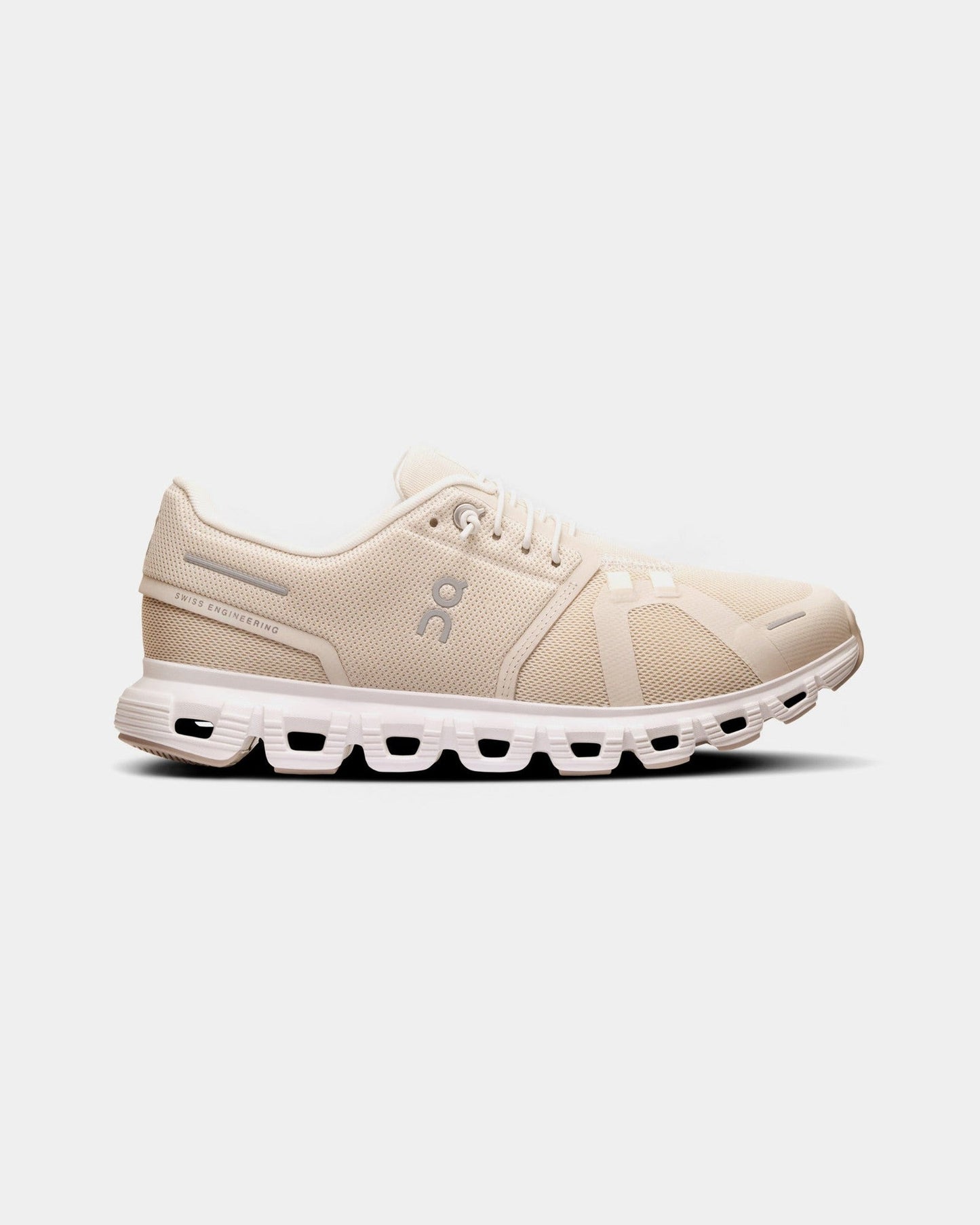 Cloud 6 Womens Running Shoes (Pearl/White/White) — view 1 of 3