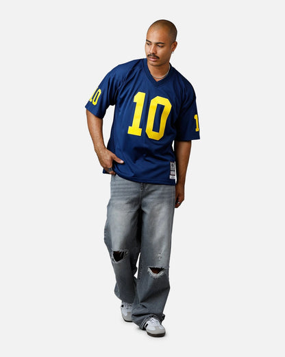 Mitchell & Ness University Of Michigan Wolverines Tom Brady #10 1999 Home Jersey Navy — view 3 of 6