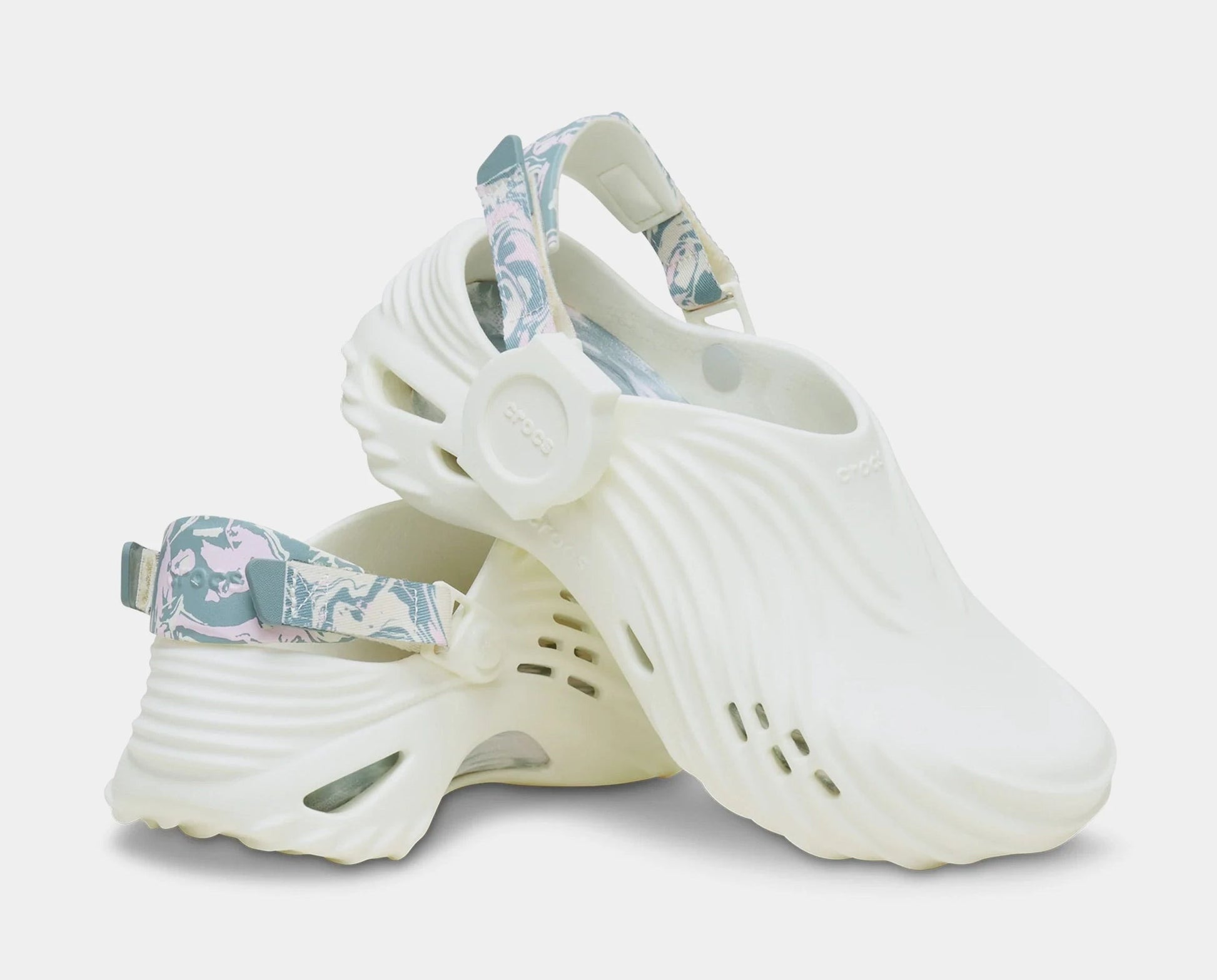 Echo Wave G Shock Mens Sandals (White/Multi) — view 3 of 5