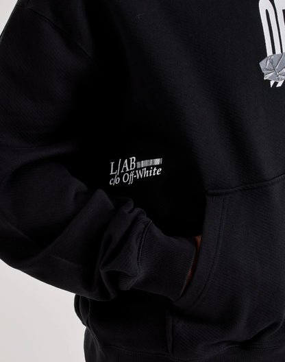 Off-White L/AB Duct Tape Fleece Hoodie — view 3 of 6