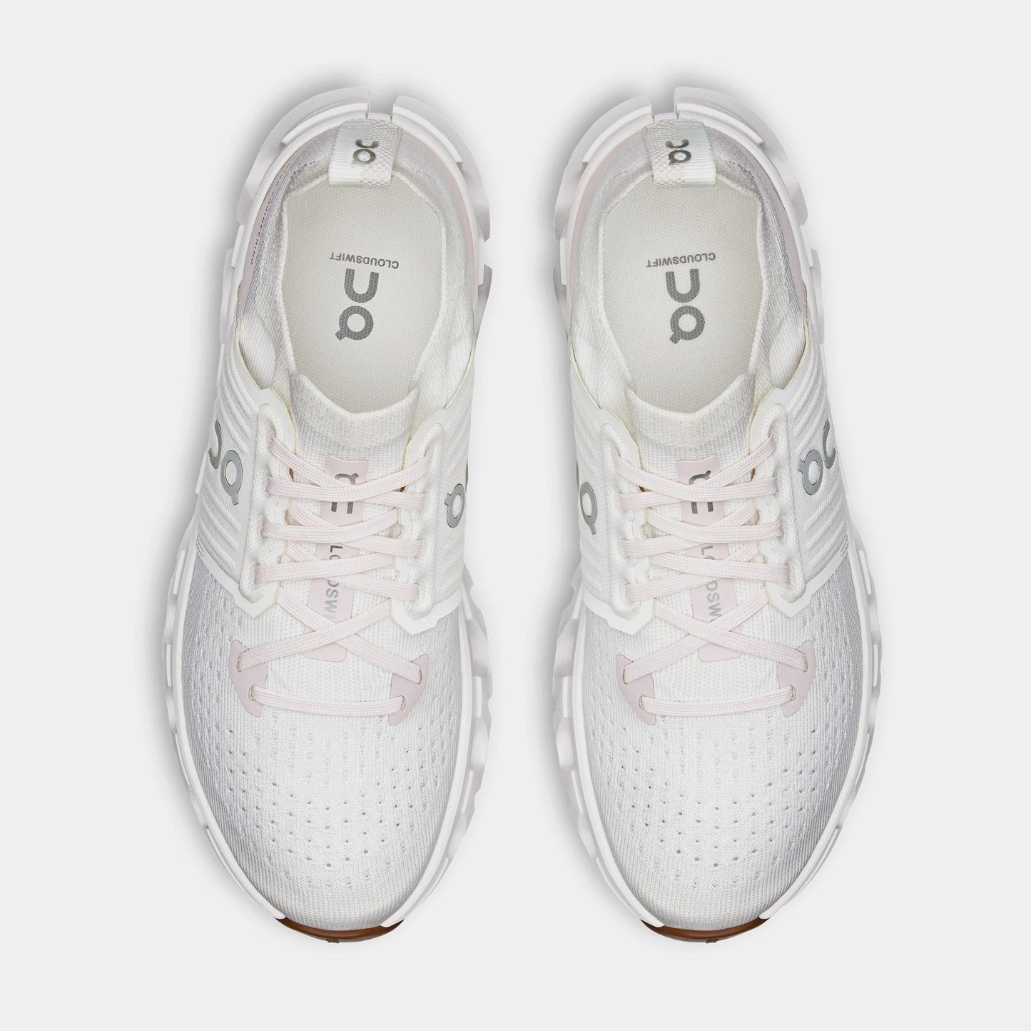 Cloudswift 4 Womens Running Shoes (White/White) — view 1 of 6