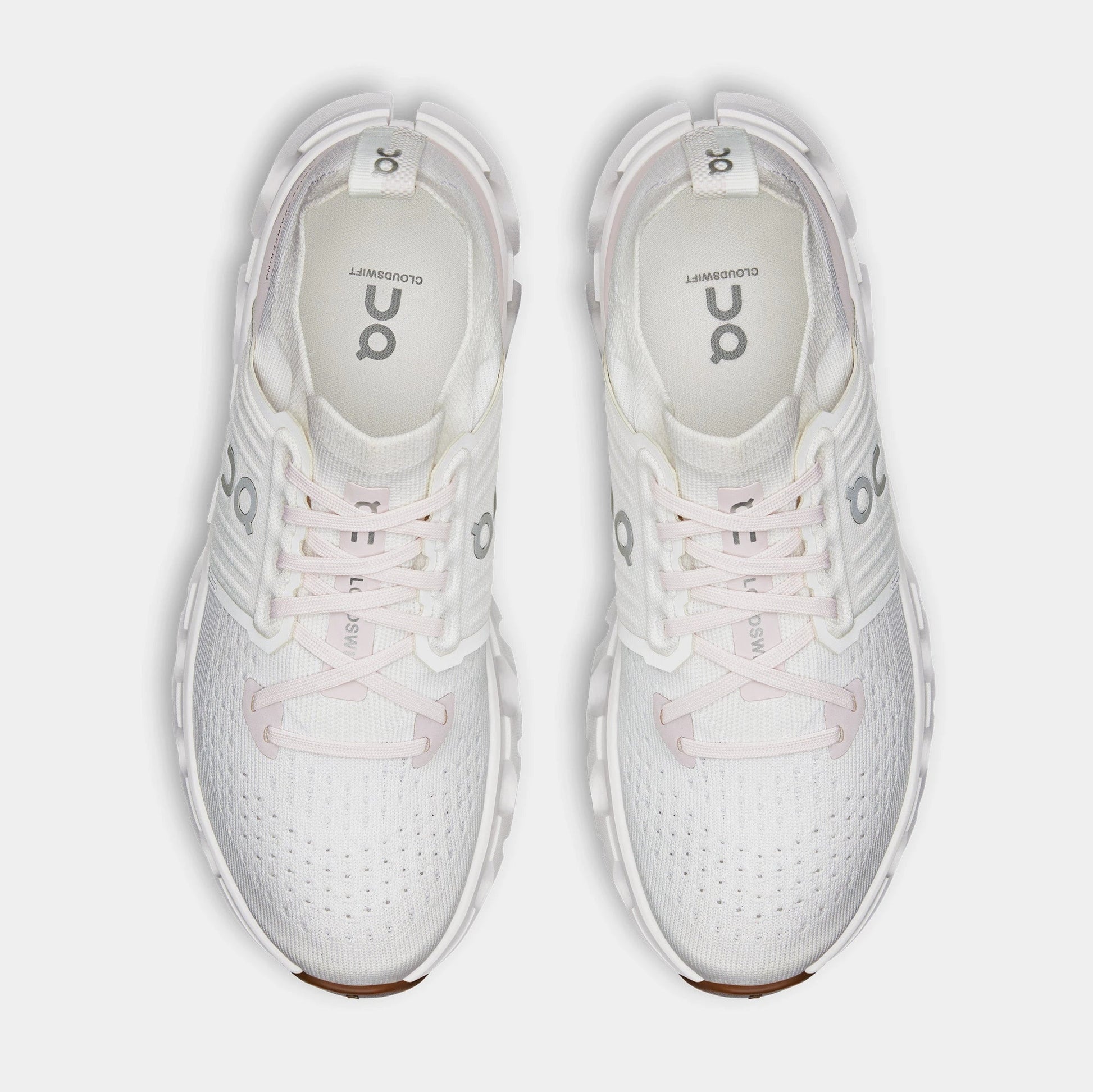 Cloudswift 4 Womens Running Shoes (White/White) — view 1 of 6