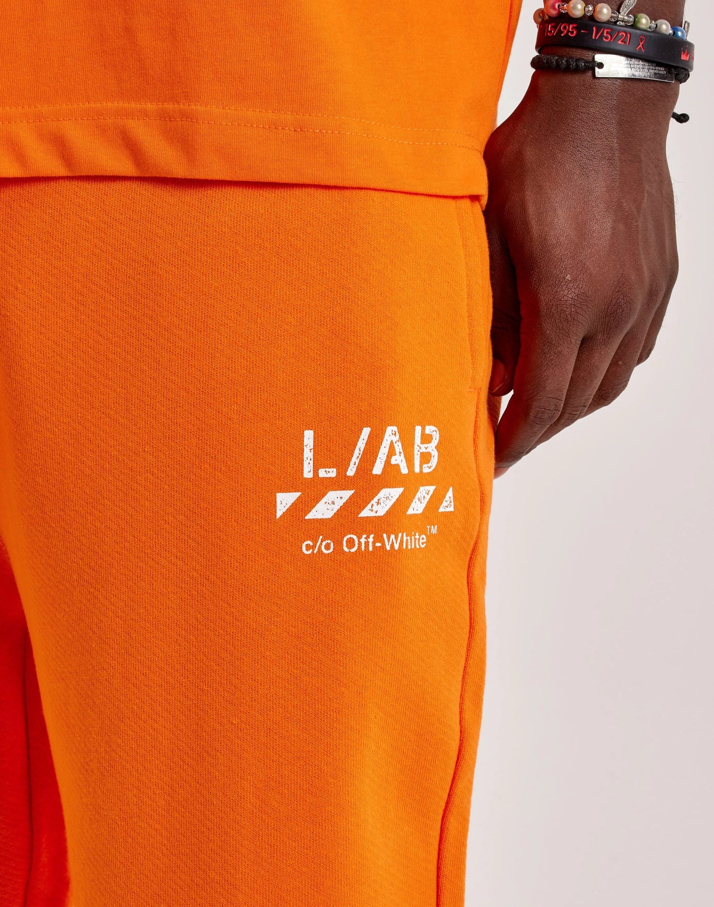 Off-White L/AB Diagonal Fleece Pants — view 3 of 4