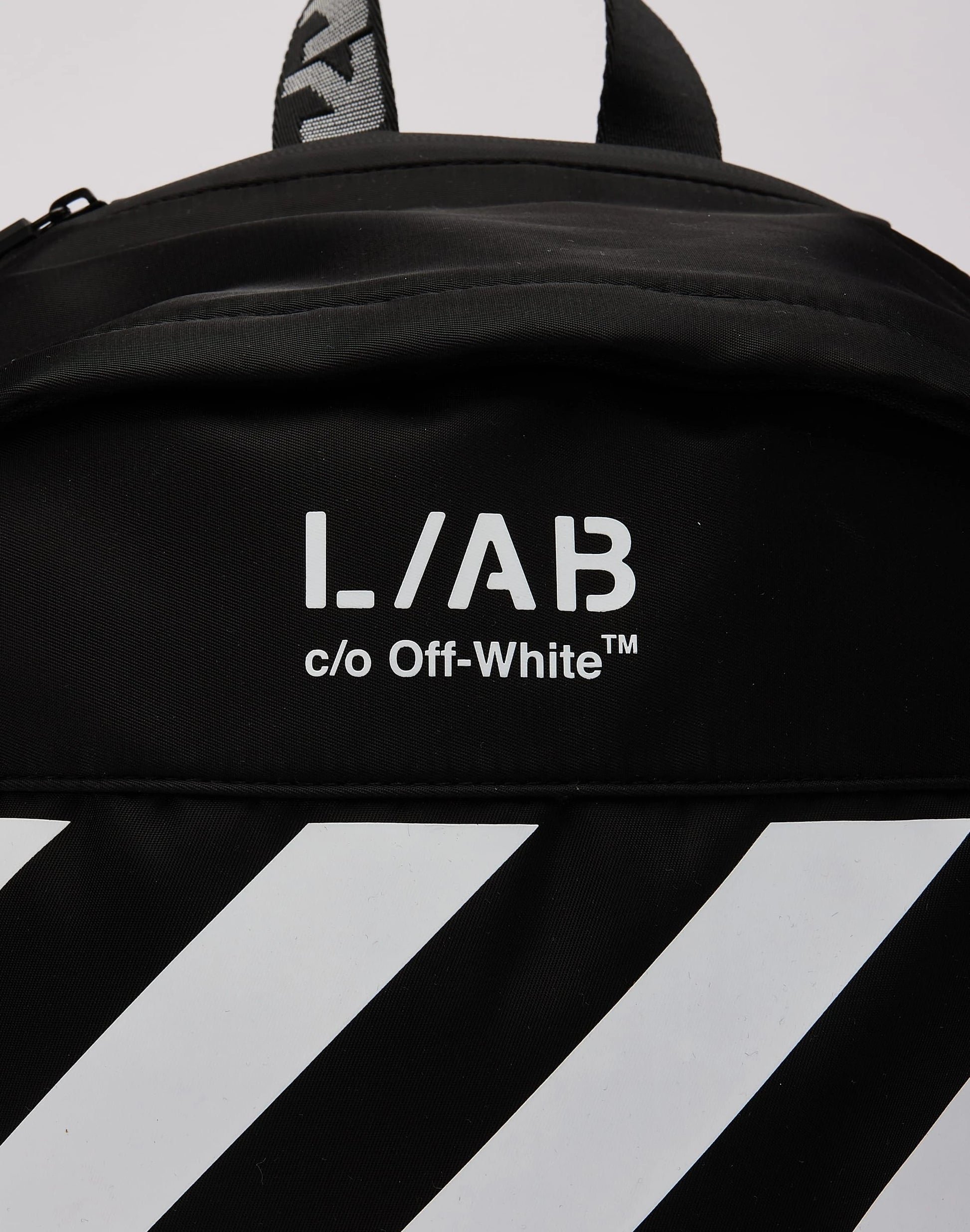 Off-White L/AB Diagonal Tab Backpack — view 3 of 6