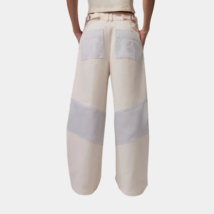 Flight '91 Wide Leg Baggy Womens Pants in Chalk / Vast Grey — view 2 of 4