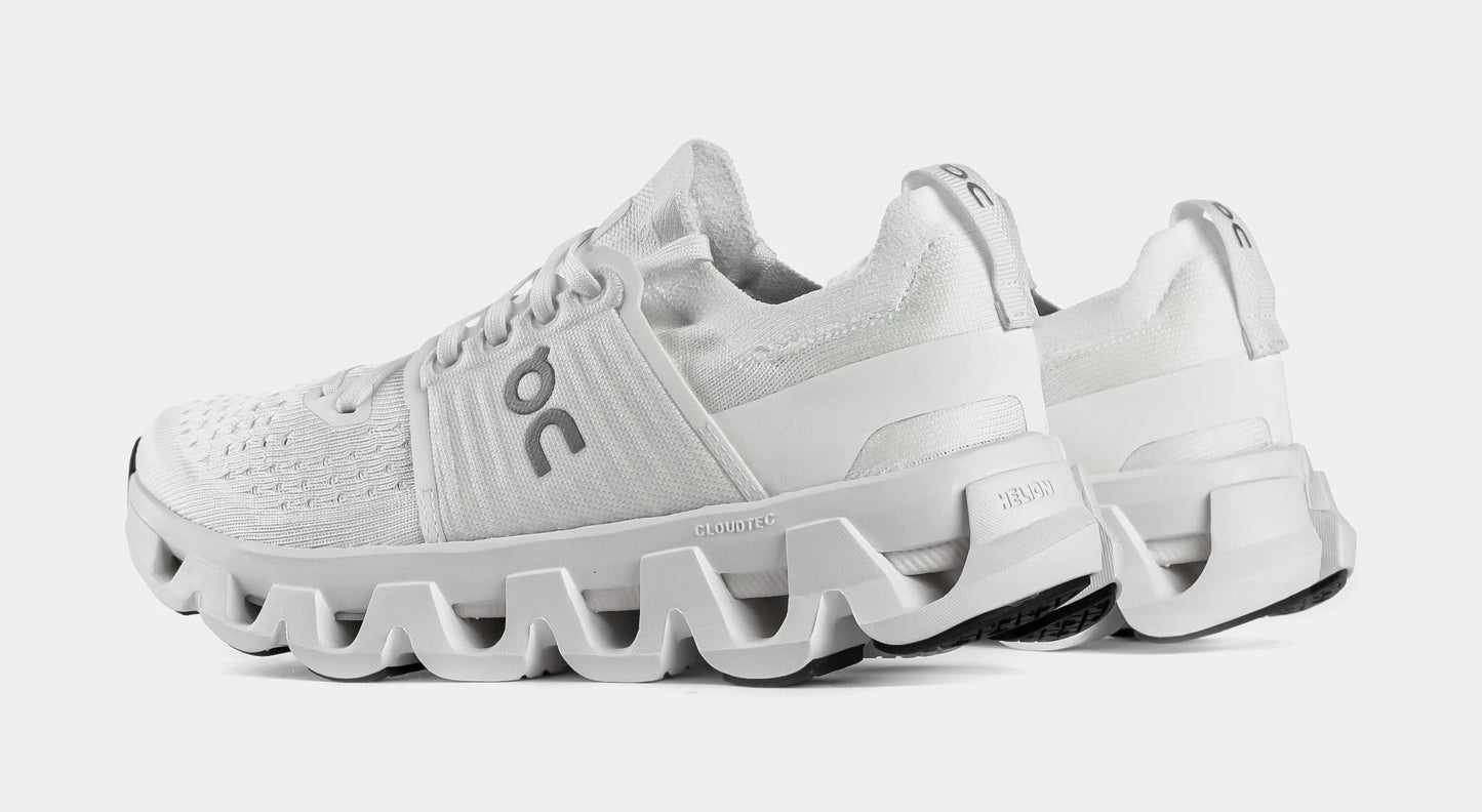 Cloudswift 4 Womens Running Shoes (White/White) — view 5 of 6