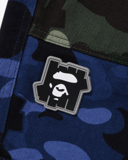 BAPE x UNDEFEATED Color Camo Flannel Pants - Navy — view 5 of 6
