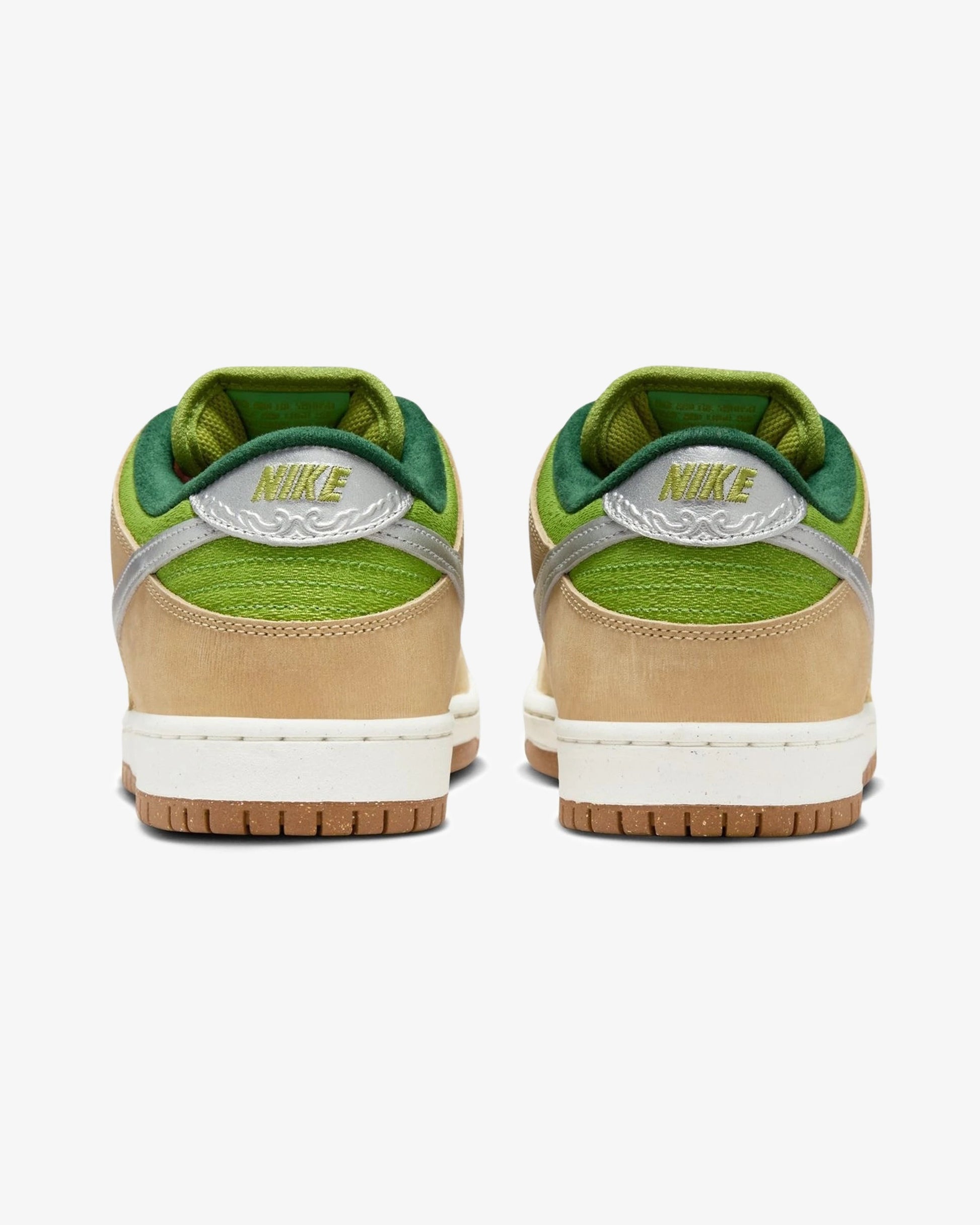 Nike SB Dunk Low Pro - Sesame/ Metallicsilver/ Pear — view 3 of 5