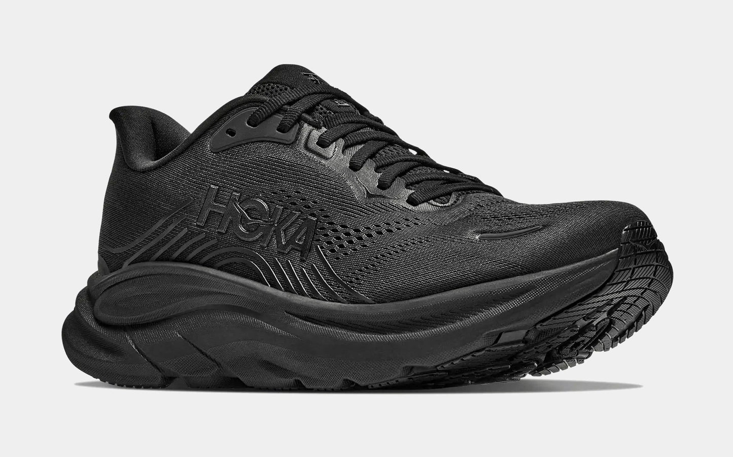 Clifton 11 Mens Running Shoes (Black) — view 4 of 4