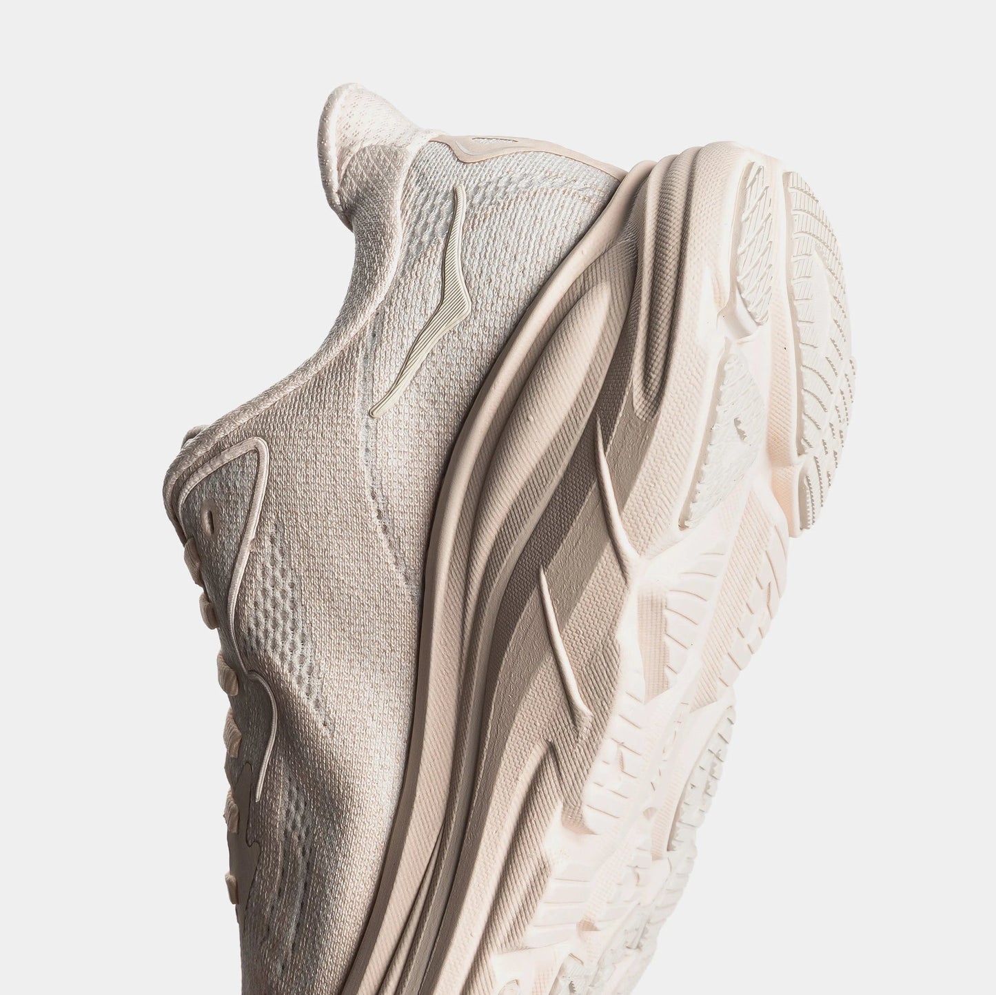 Clifton 10 Womens Running Shoes (Beige) — view 6 of 6