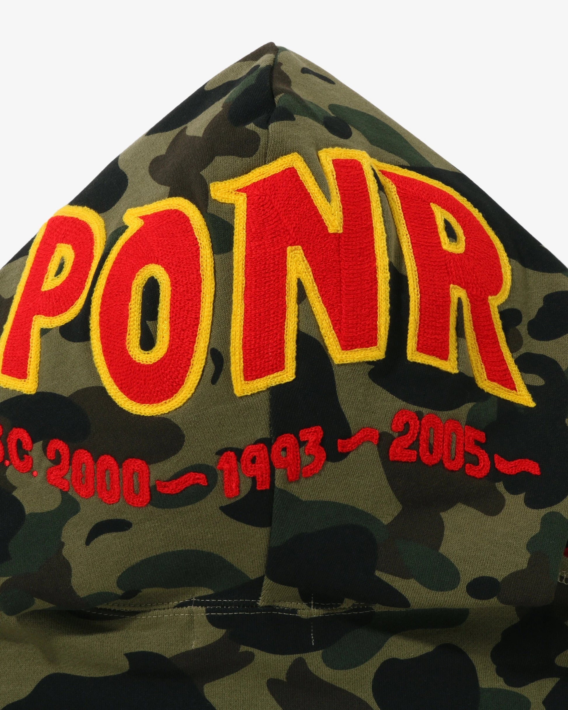 BAPE 1st Camo Shark Full Zip Hoodie - Green Camo — view 3 of 4