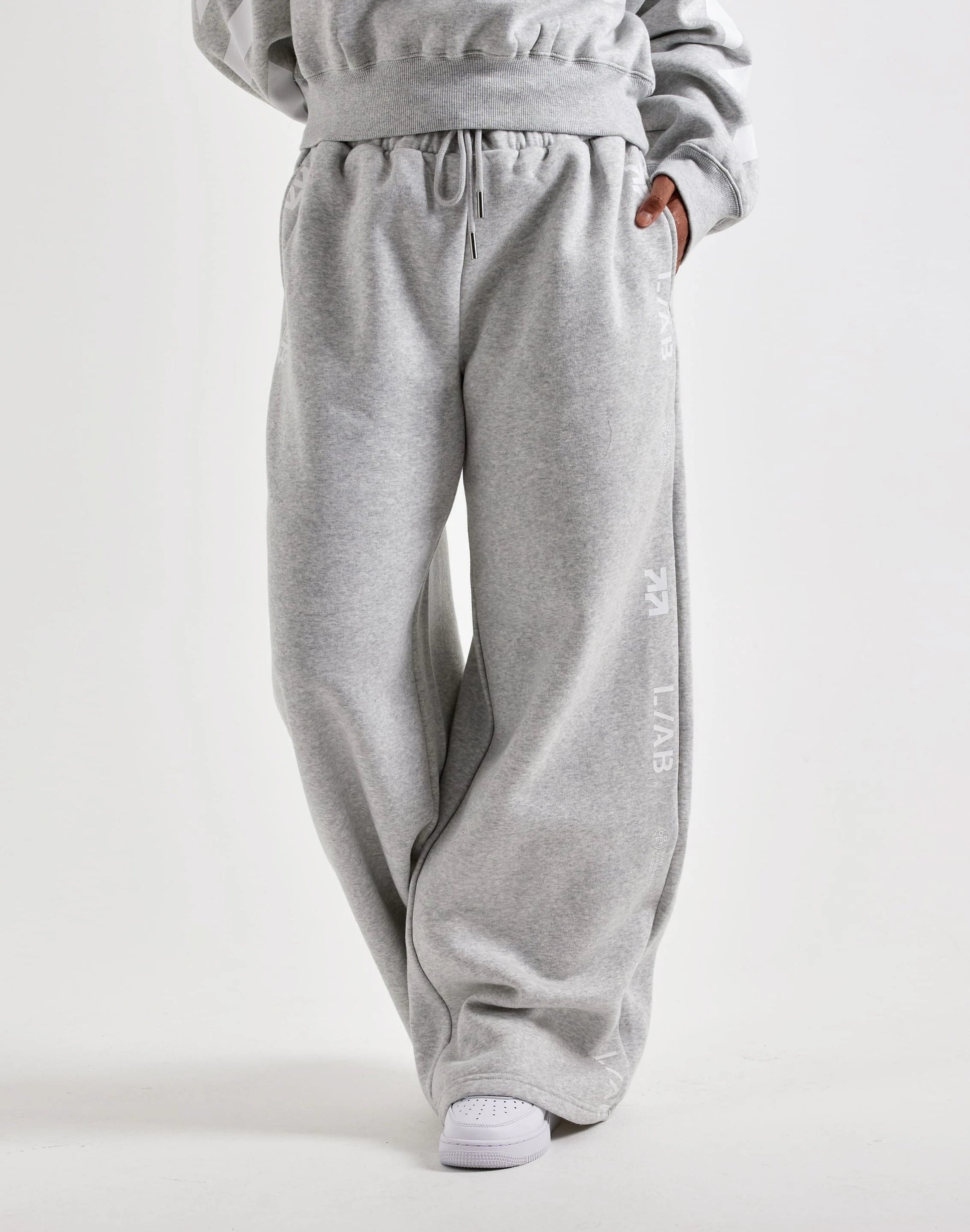 Off-White L/AB Wide-Leg Fleece Sweatpants — view 1 of 4