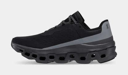 Cloudmonster Lumos Womens Running Shoes (Black) — view 3 of 4