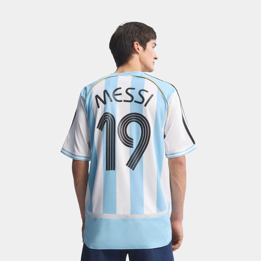 Argentina Home 2006 Messi Mens Jersey (White) — view 2 of 4