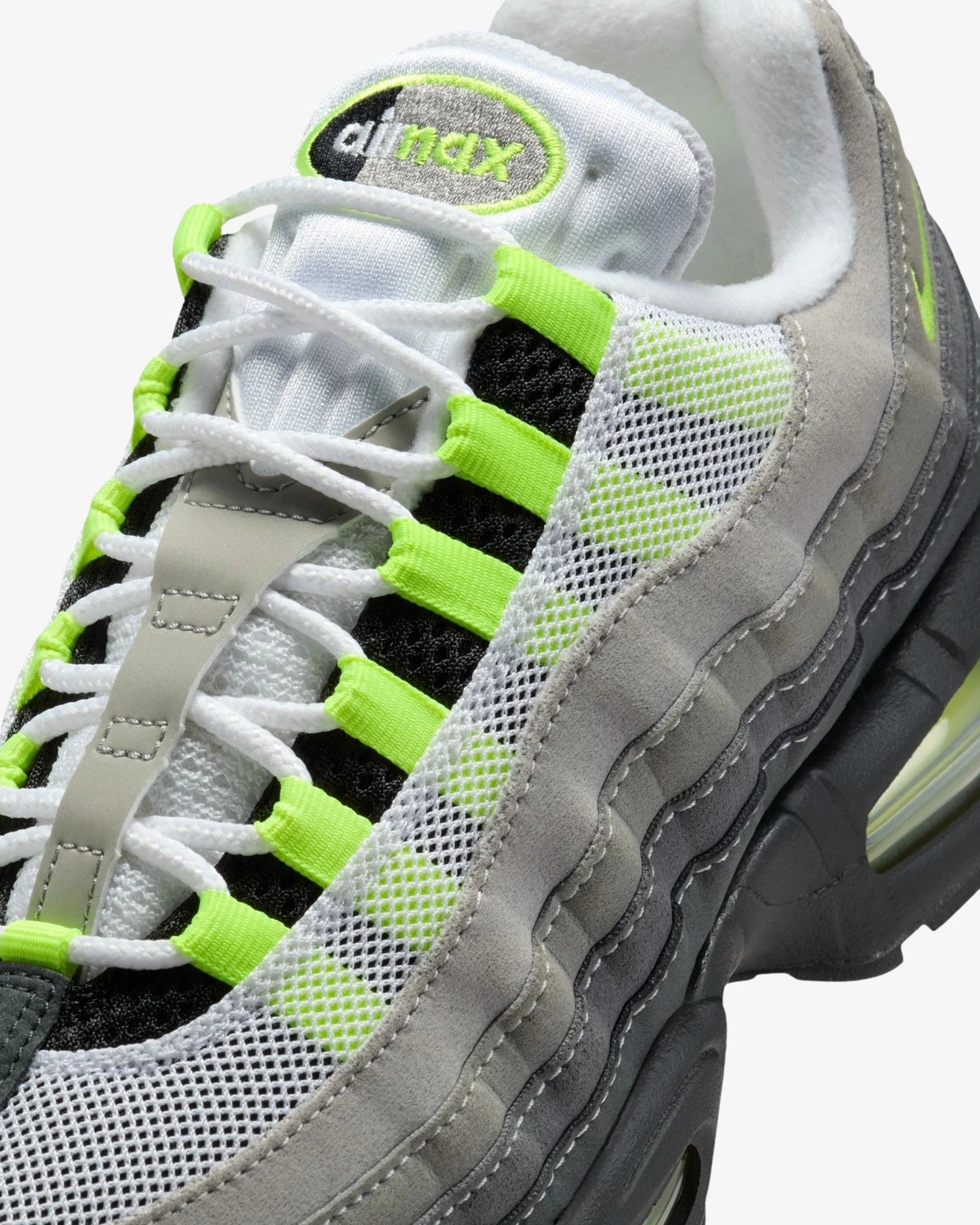 Nike WMNS Air Max 95 "Big Bubble" - Black/ Neon Yellow — view 6 of 6