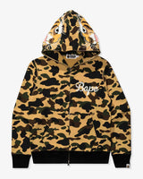 BAPE 1st Camo Tiger Full Zip Hoodie - Yellow Camo