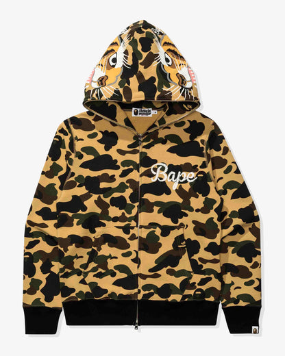 BAPE 1st Camo Tiger Full Zip Hoodie - Yellow Camo — view 1 of 4