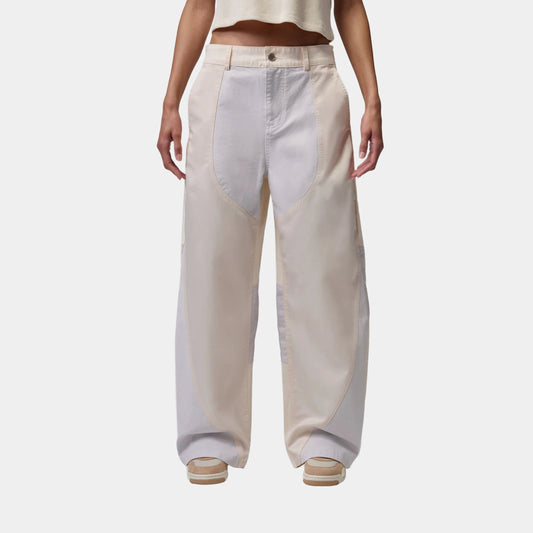 Flight '91 Wide Leg Baggy Womens Pants in Chalk / Vast Grey — view 1 of 4