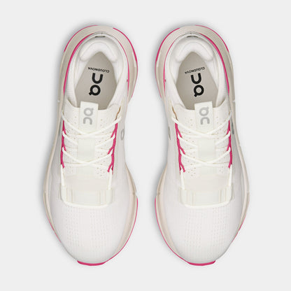 Cloudnova 2 Womens Running Shoes (Beige/Pink) — view 2 of 4