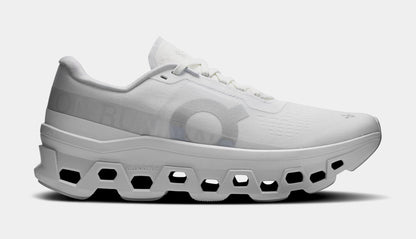 Cloudmonster Womens Running Shoes (White/White) — view 2 of 4