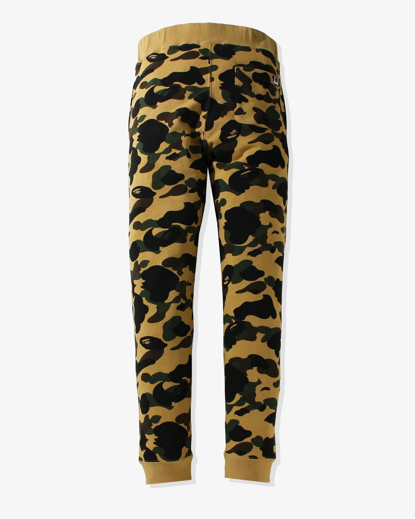 BAPE 1st Camo Shark Slim Fit Sweat Pants - Yellow Camo — view 2 of 4