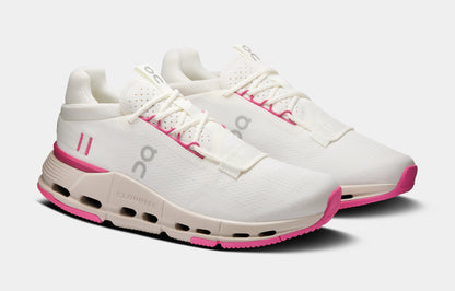 Cloudnova 2 Womens Running Shoes (Beige/Pink) — view 4 of 4