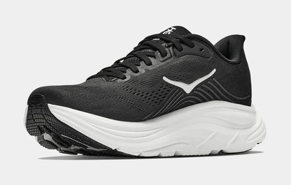 Clifton 11 Womens Running Shoes (Black/White/Grey) — view 4 of 4